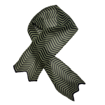 Load image into Gallery viewer, Chevron Necktie Olive and Navy
