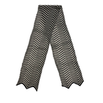 Load image into Gallery viewer, Chevron Necktie Navy and Ecru
