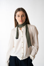 Load image into Gallery viewer, Chevron Necktie Olive and Navy
