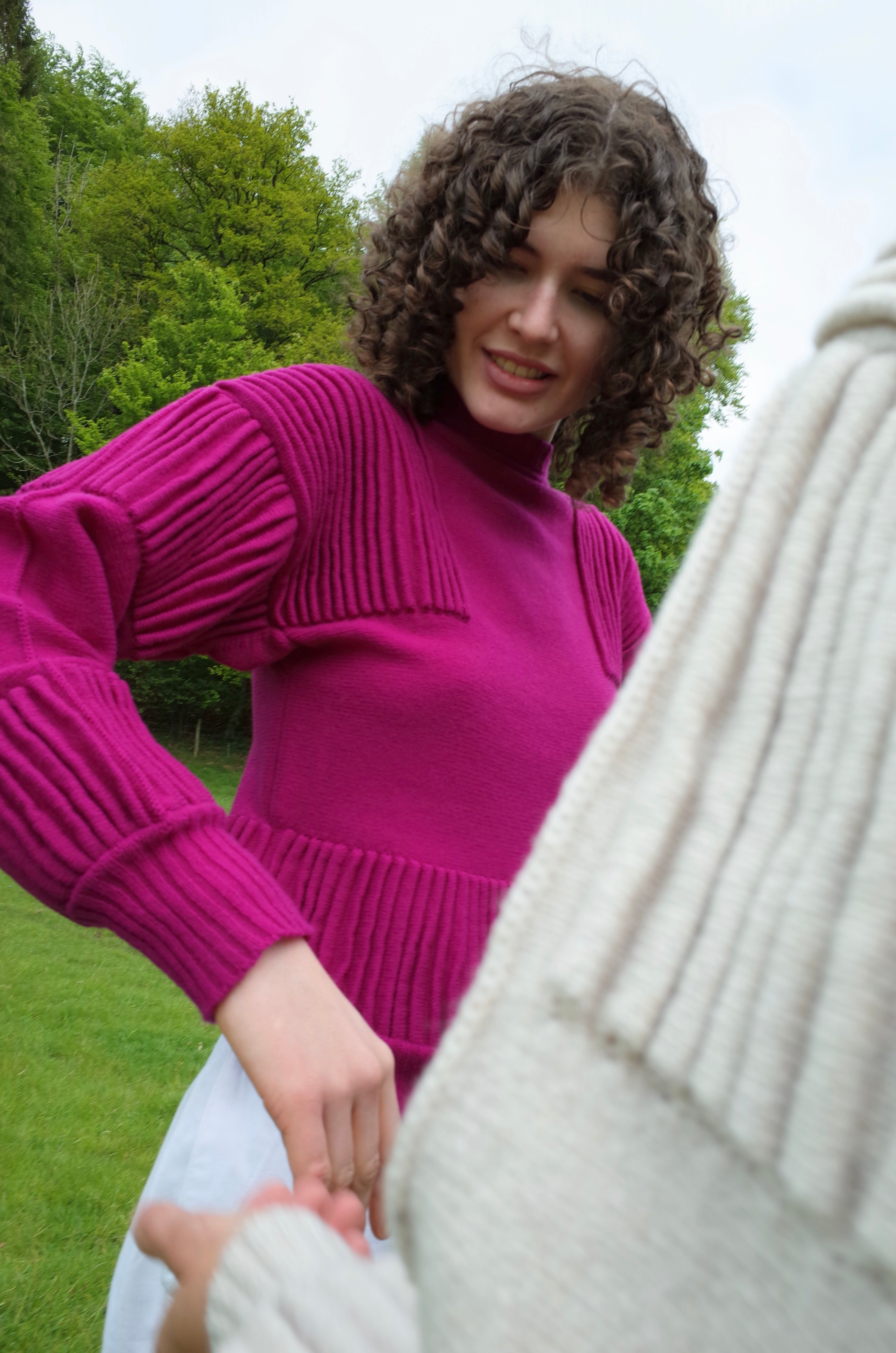 Talland Jumper Fuchsia