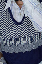 Load image into Gallery viewer, Chevron Vest Ink
