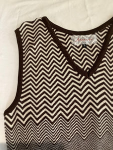 Chevron Vest Hazel